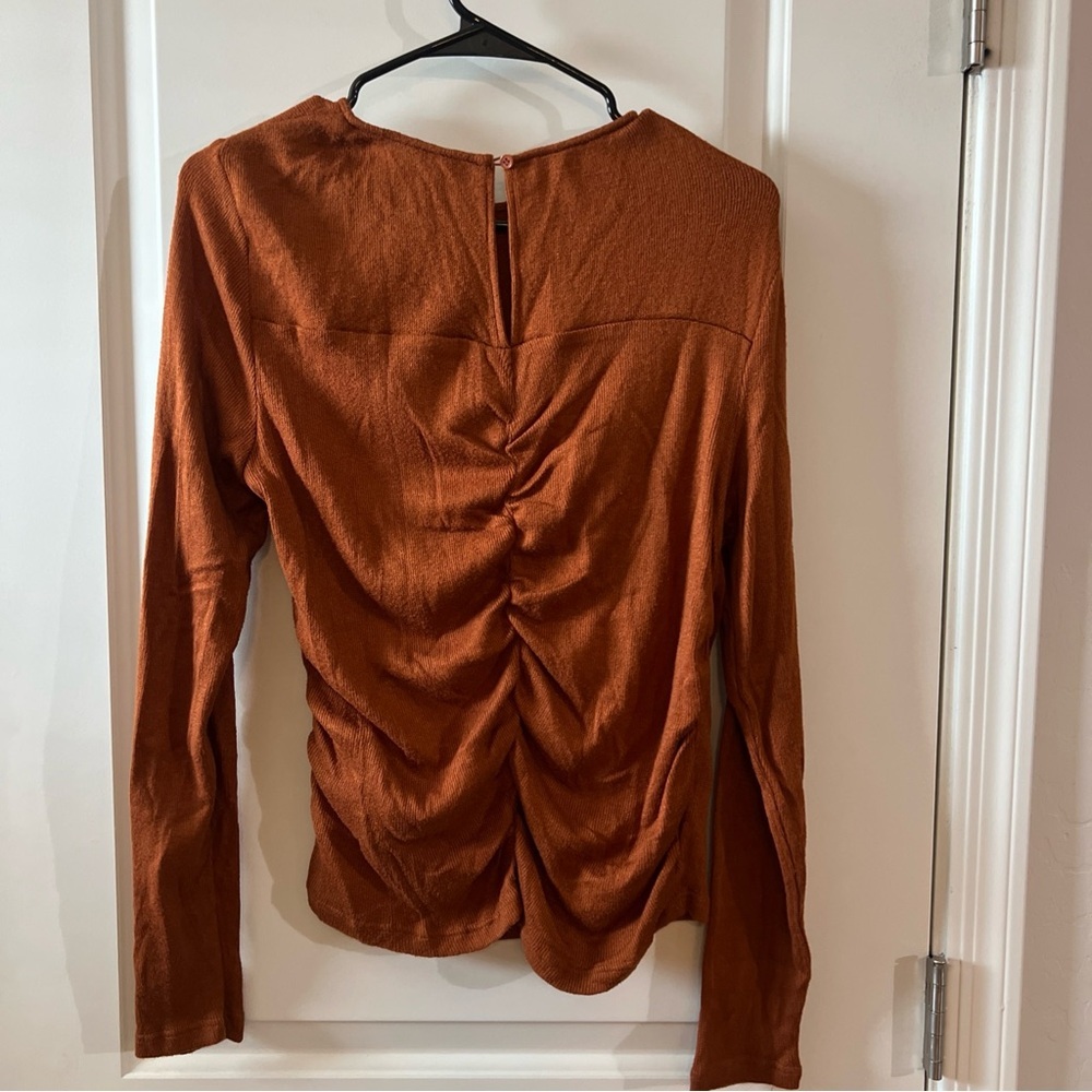 Walter Baker Gavie Solid Ruched Top - image 4